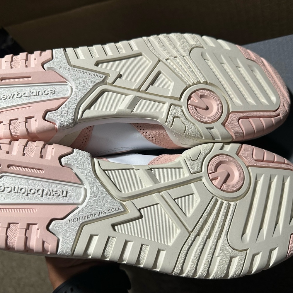 ✅New Balance 550 White Pink GSB550CD GS Size 6.5 Unisex Kids Women New Vintage - Picture 5 of 8
